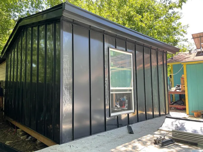 Black standing seam metal wall panels for Metal Roof Installation in Clifton Park